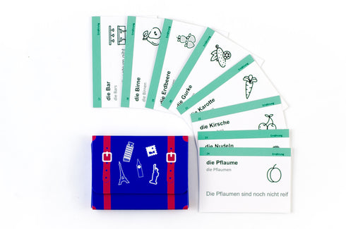 Fiszki słownictwa, poziom średniozaawansowany niższy. Niemiecki A2