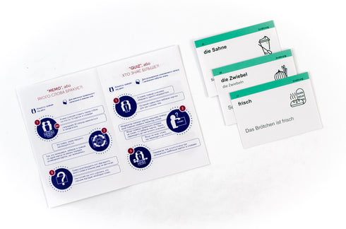 Fiszki słownictwa, poziom średniozaawansowany niższy. Niemiecki A2