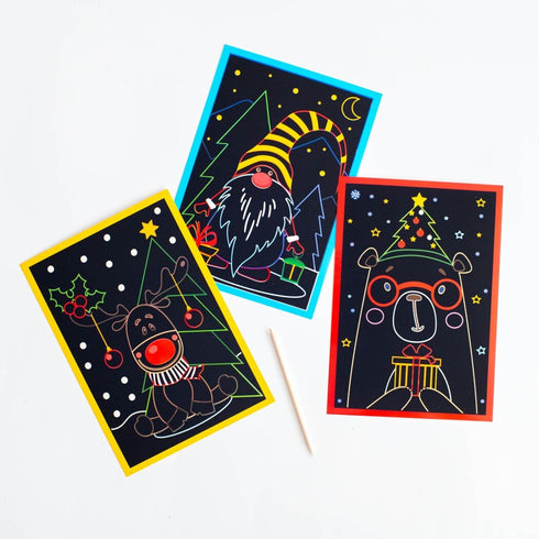 Кольорові гравюри та розмальовки. Новий рік