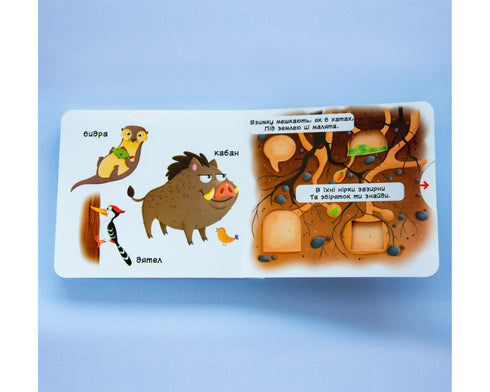 Zwierzęta leśne. Dowiedz się, graj, kręć, pchaj - 9789669367525