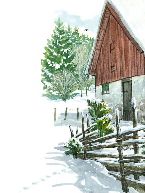 Mama Mu is sledding.