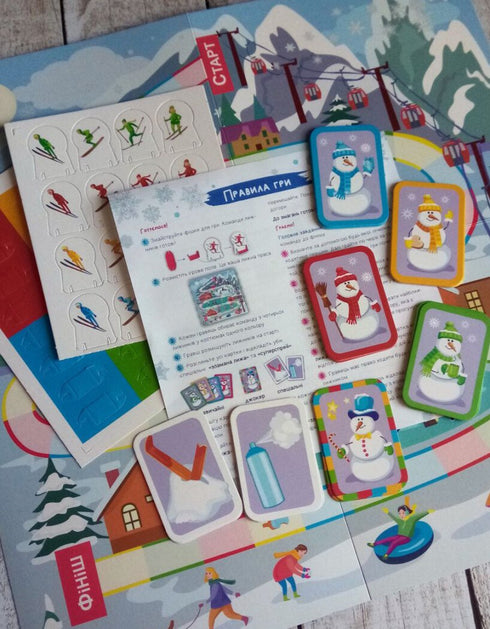 Gra planszowa „Wyścigi narciarskie” - 9789667507558