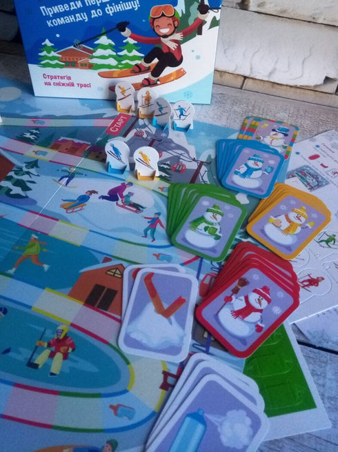 Gra planszowa „Wyścigi narciarskie” - 9789667507558