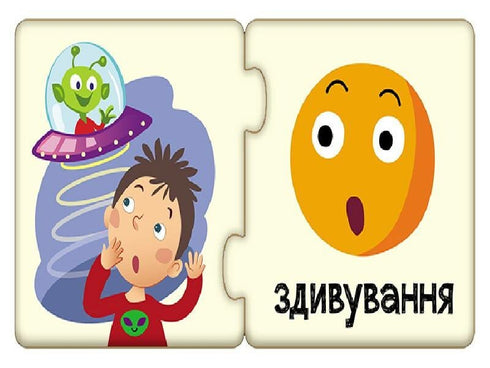 Puzzle-połówki. Emocje