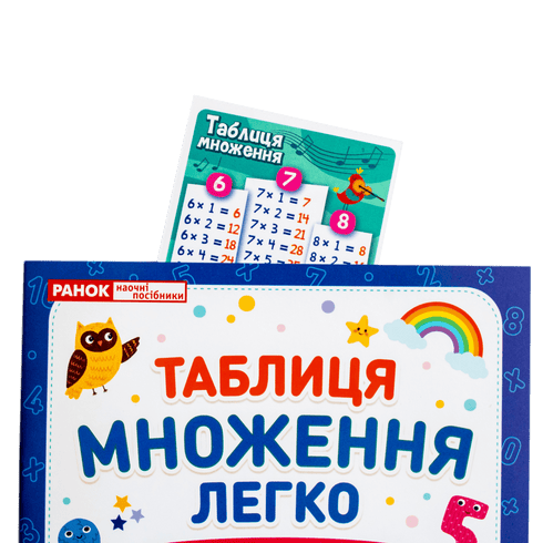 Таблиця множення легко. Зошит дієвих вправ. 2-3 клас