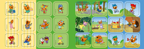 Trzy koty. Przygodowe kolorowanki. Razem weselej!