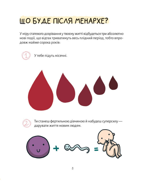 In harmony with the body. About menstruation and growing up