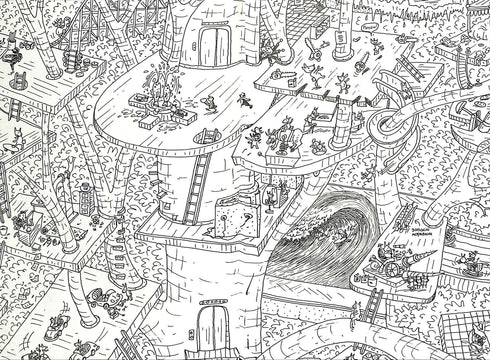 52-piętrowy domek na drzewie