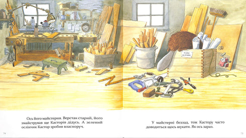 Kastor jest mistrzem w każdym calu: opowiada o instrumentach i uczy, jak z nich korzystać. 7 opowiadań w 1 książce