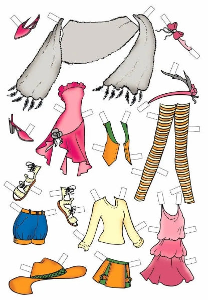 lalka do przebierania (różowa)