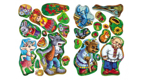 Bajki z naklejkami. Koza-dereza