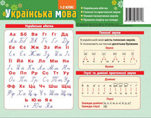 Flashcard. Alphabet. Ukrainian Language. Grade 1-2. 20*15 cm (Ukrainian Edition)